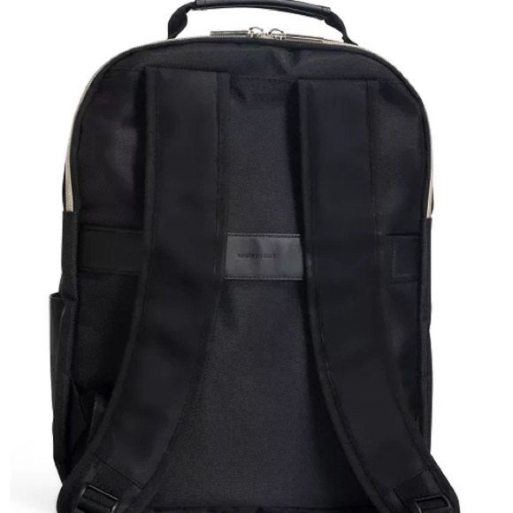 Kenneth Cole REACTION Women Chelsea Chevron 15" Laptop Tablet Backpack, Black - Picture 5 of 12